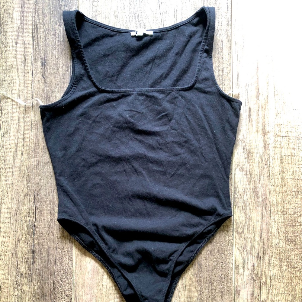 Black Snap Bodysuit